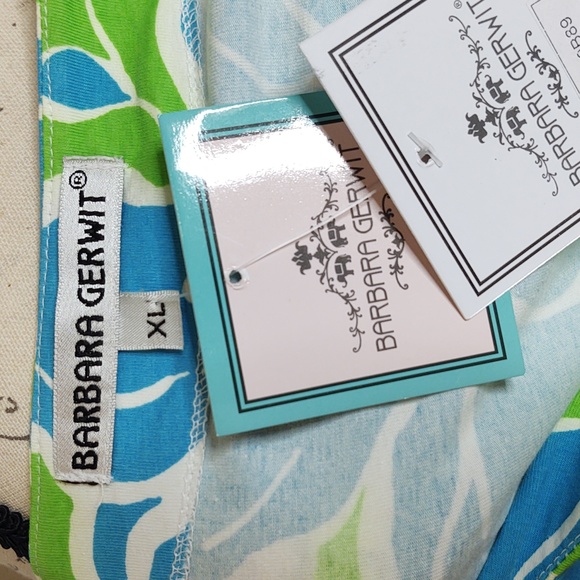 Barbara Gerwit💙 💚 3/4 sleeve, cotton/spandex dress, size XL 🆕 - Picture 11 of 15